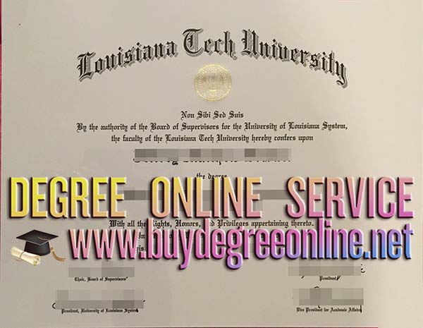 Louisiana Tech University diploma