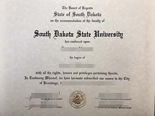 Where to order a fake South Dakota State University diploma in Brookings