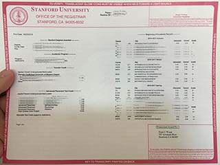 Order a fake Stanford University transcript, get Leland Stanford Junior University fake degree