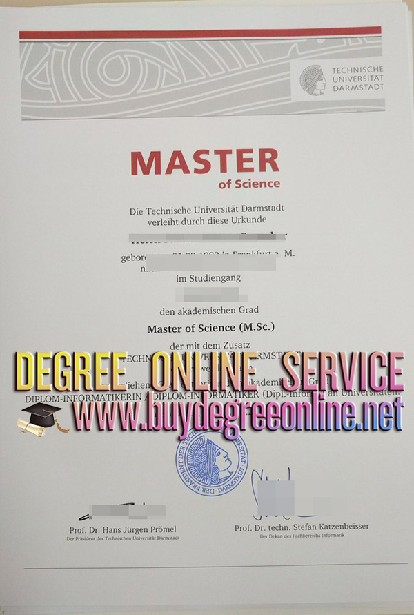 Technische Universität Darmstadt degree