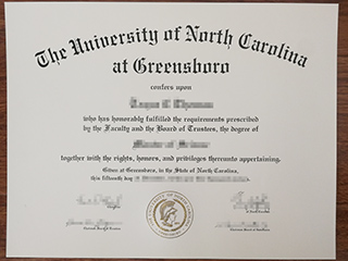 Fake University of North Carolina at Greensboro degree, buy UNCG diploma in America