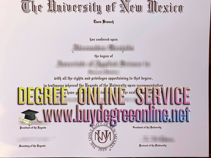 University of New Mexico degree