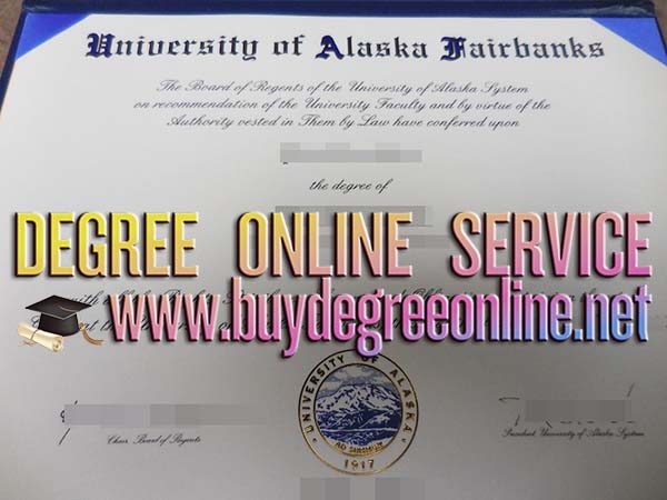 University of Alaska diploma