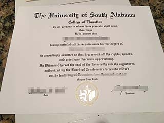 Buy fake University of South Alabama degree, obtain USA fake diploma