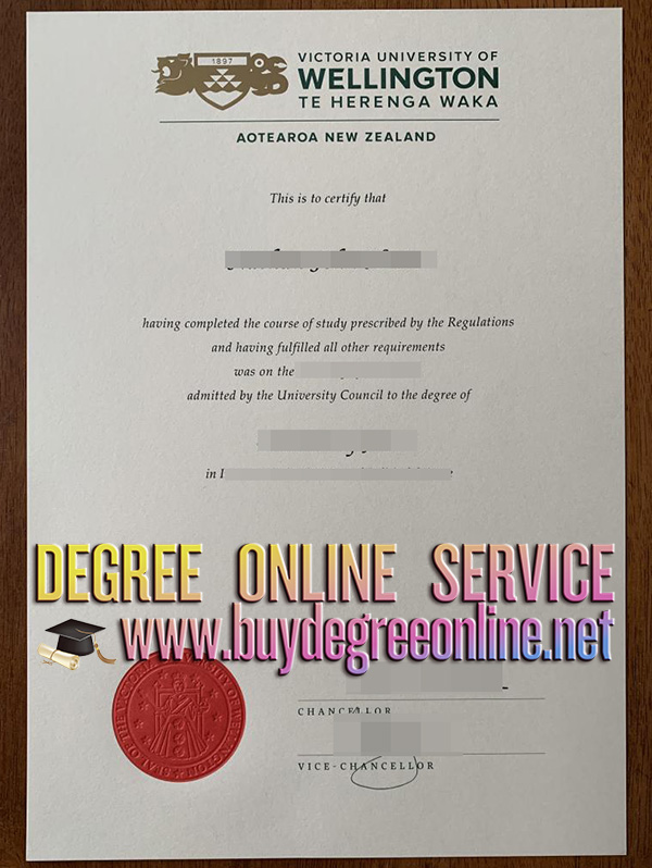 Victoria University of Wellington degree