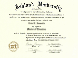 Where to buy a fake Ashland University degree in the USA