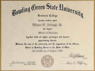 Where to order a fake Bowling Green State University degree, buy BGSU diploma