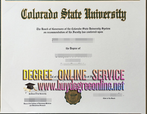 Colorado State University degree