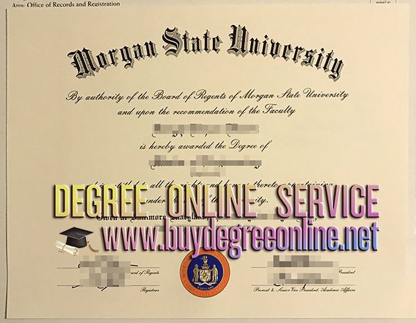 Morgan State University degree