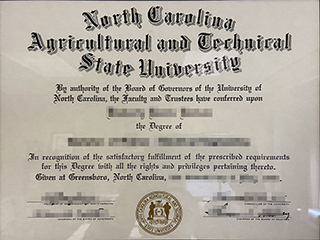 How to order a fake North Carolina A&T State University degree, make NCAT diploma