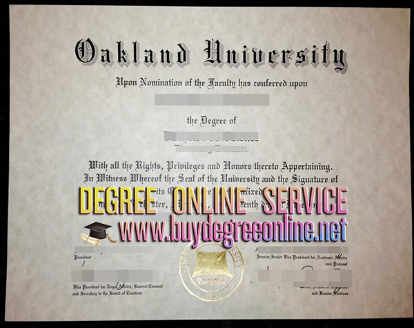 Oakland University degree