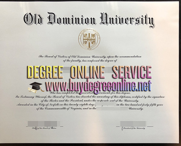 Old Dominion University degree