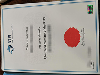 How to duplicate a Royal Town Planning Institute certificate, buy RTPI certificate