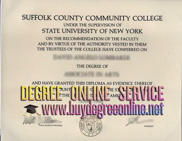 Suffolk County Community College degree