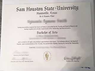 Where to buy a fake Sam Houston State University degree, order a fake SHSU diploma