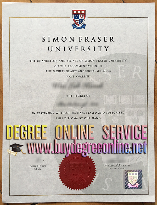 Simon Fraser University degree