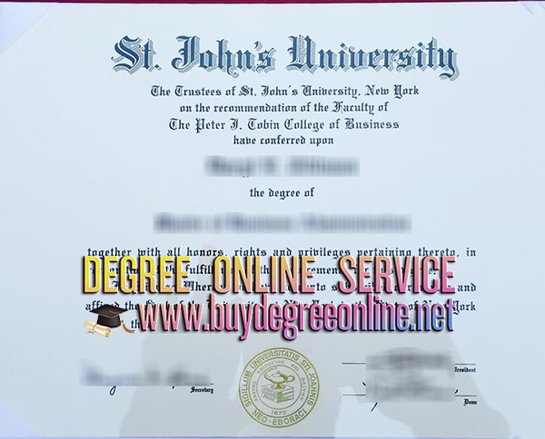 St. John's University degree