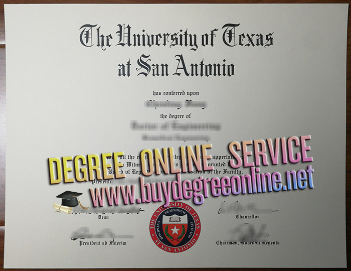 UTSA diploma