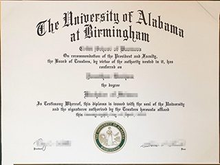 Order a fake University of Alabama at Birmingham diploma, buy UAB degree