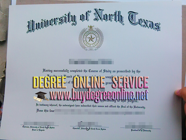 University of North Texas degree