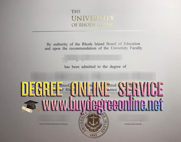 University of Rhode Island degree