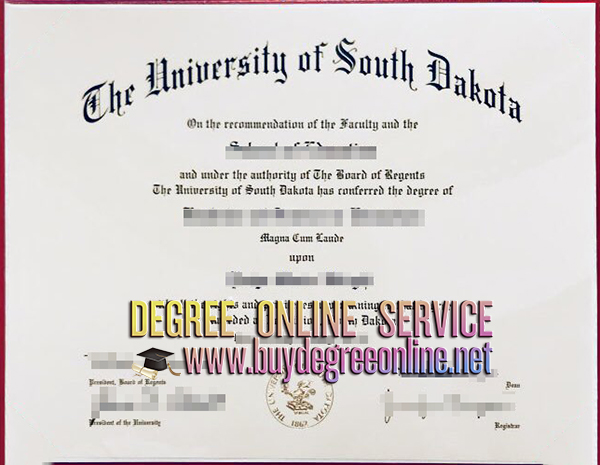 University of South Dakotab degree