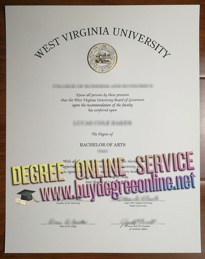 West Virginia University degree