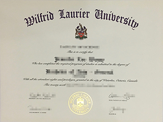 Order a fake Wilfrid Laurier University diploma, buy WLU degree in Canada