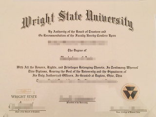 Where to order a fake Wright State University degree at Dayton