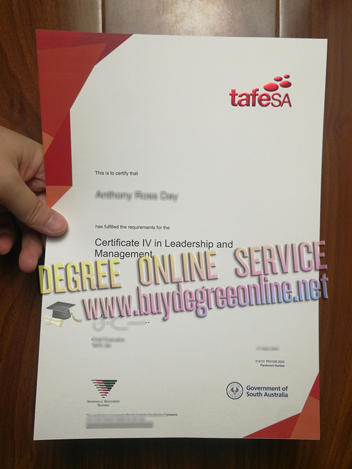 TAFE SA certificate