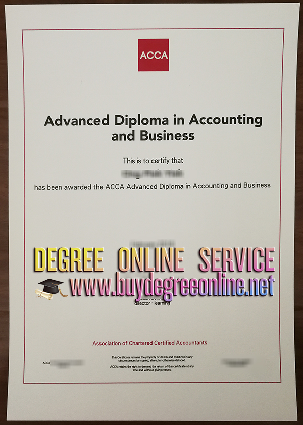 ACCA advanced diploma