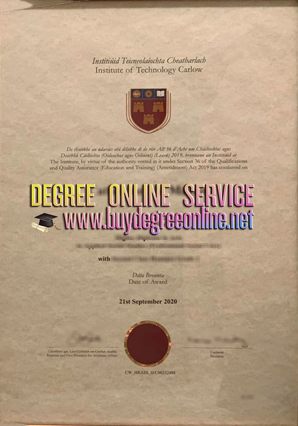 Institute of Technology Carlow diploma