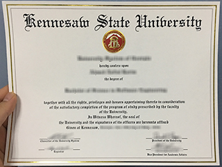 Where to buy a realistic Kennesaw State University degree, copy KSU diploma