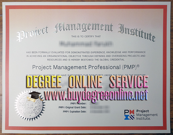 PMP certificate