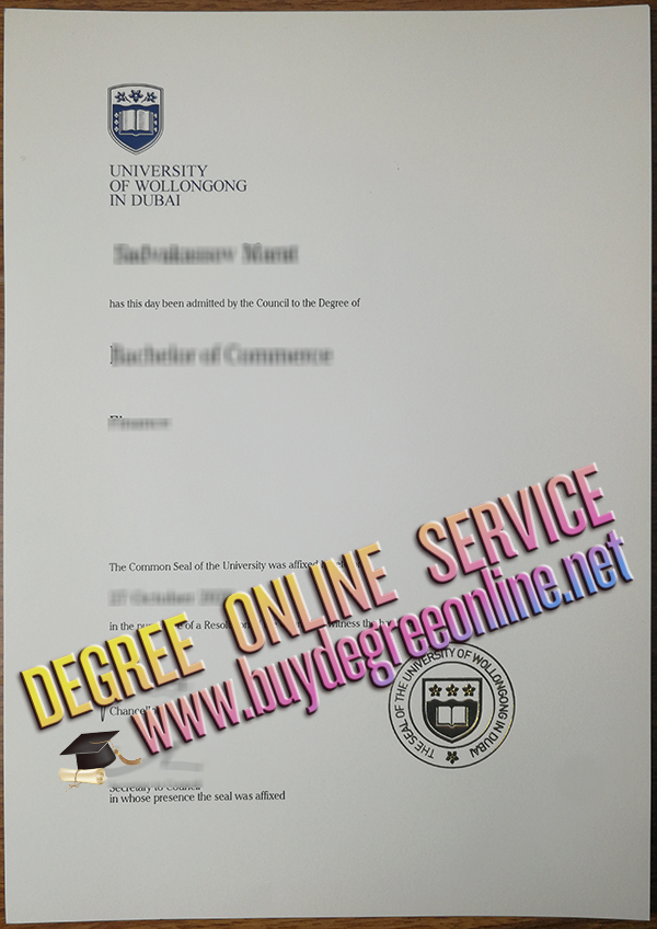 UOWD degree