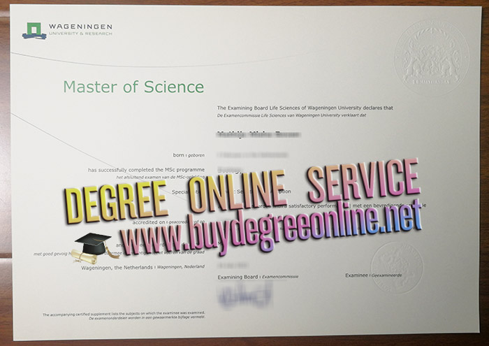 Wageningen University & Research degree