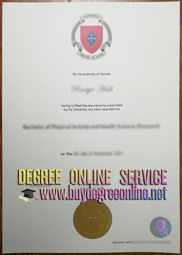  Australian Catholic University diploma