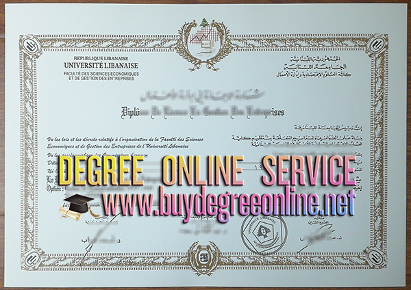 Lebanese University degree