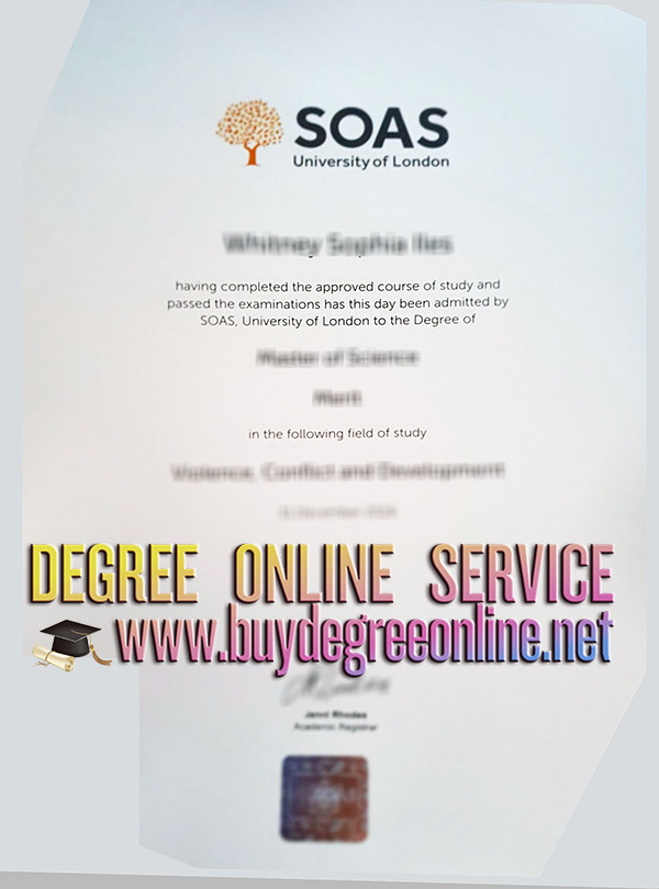 SOAS University of London diploma