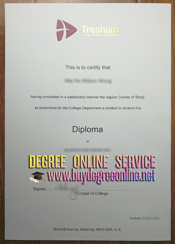 Tresham College diploma