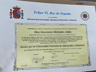 Order Universidad Nacional de Educación a Distancia diploma, get UNED degree in Spain