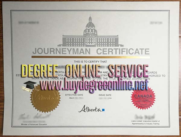 Alberta Journeyman Certificate