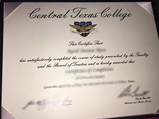 Where to duplicate a Central Texas College(CTC) diploma certificate online