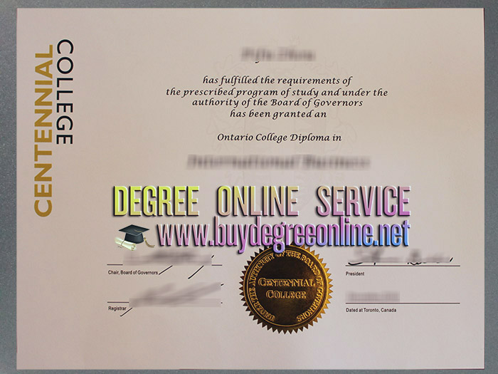 Centennial College degree