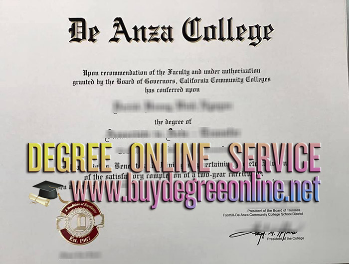 De Anza College diploma