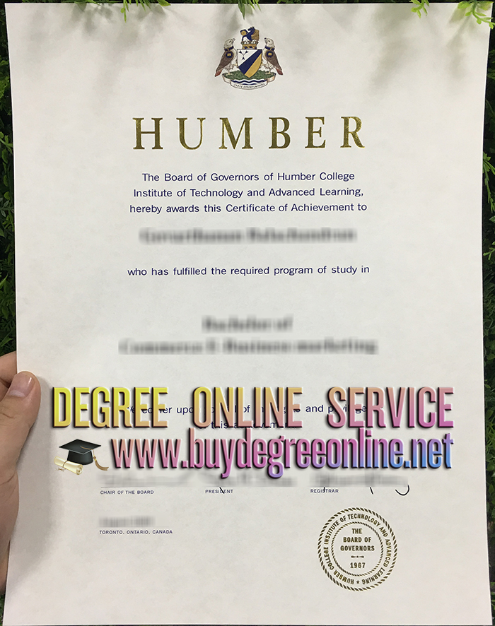 Humber College degree