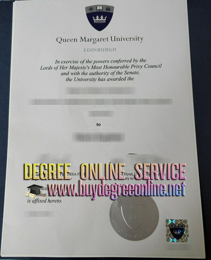 Queen Margaret University diploma