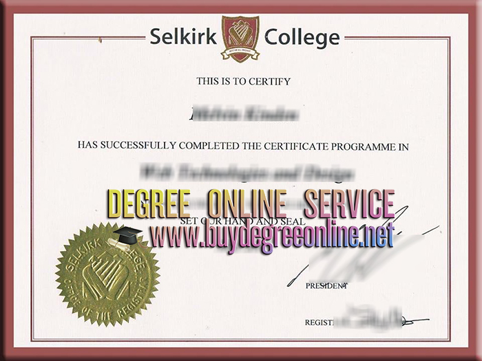 Selkirk College diploma