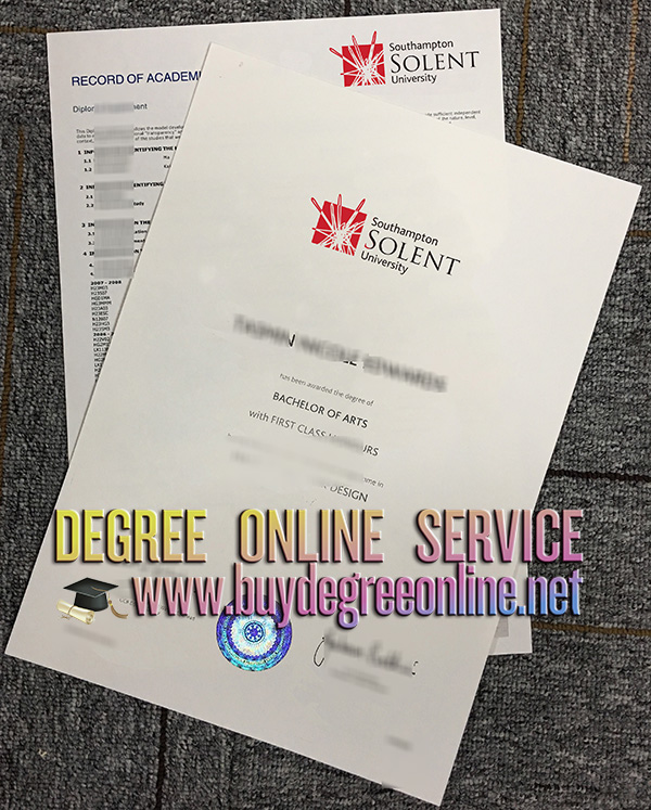 Solent University degree