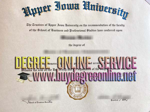 Upper Iowa University diploma